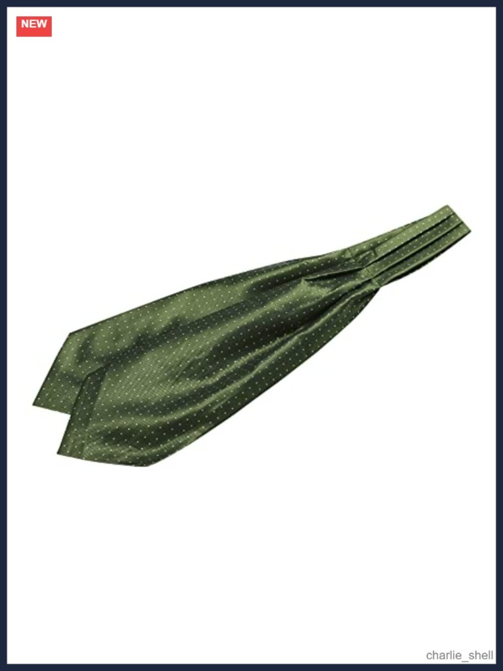 Men's Polka Dot Ascot Tie Self-Tied Polyester Formal Cravat
